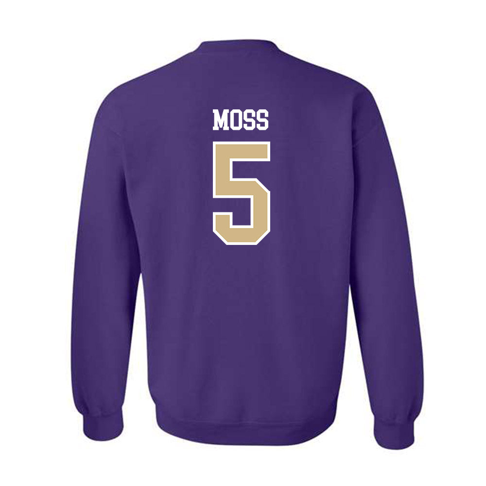 Washington - NCAA Football : Christian Moss - Sports Shersey Crewneck Sweatshirt-1