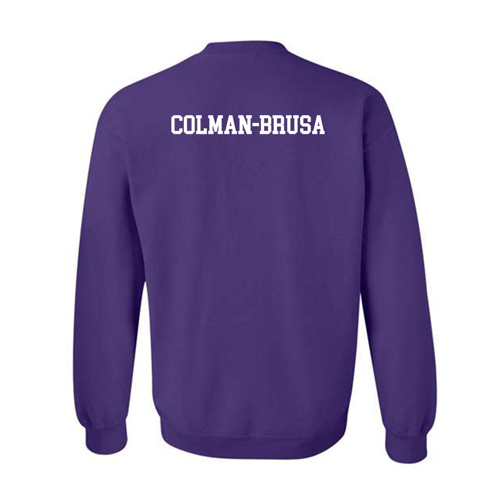 Washington - NCAA Football : Lowen Colman-Brusa - Sports Shersey Crewneck Sweatshirt-1