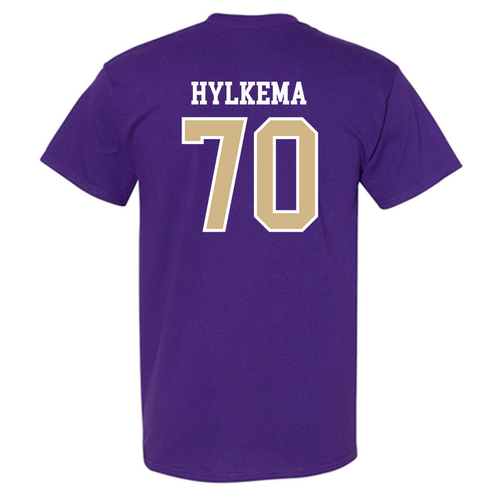 Washington - NCAA Football : Justin Hylkema - Sports Shersey T-Shirt-1
