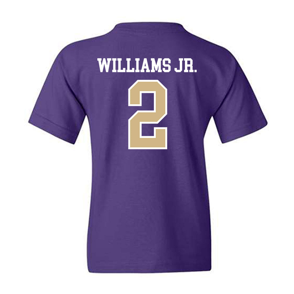 Washington - NCAA Football : Demond Williams Jr. - Sports Shersey Youth T-Shirt-1