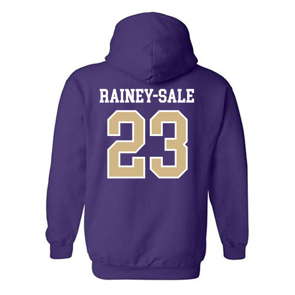 Washington - NCAA Football : Zaydrius Rainey-Sale - Sports Shersey Hooded Sweatshirt-1