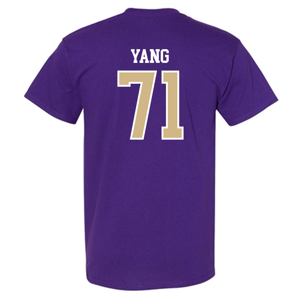 Washington - NCAA Football : Ah Deong Yang - Sports Shersey T-Shirt-1