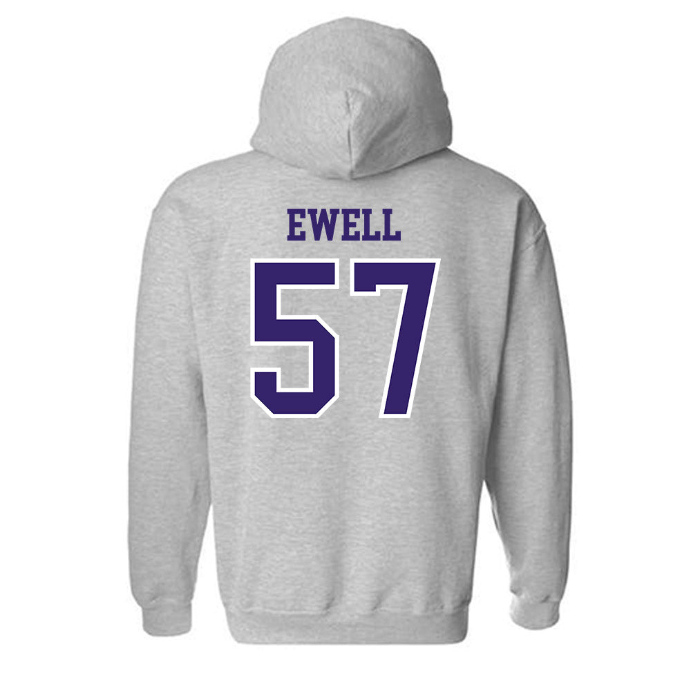 Washington - NCAA Football : Jesse Ewell - Sports Shersey Hooded Sweatshirt-1
