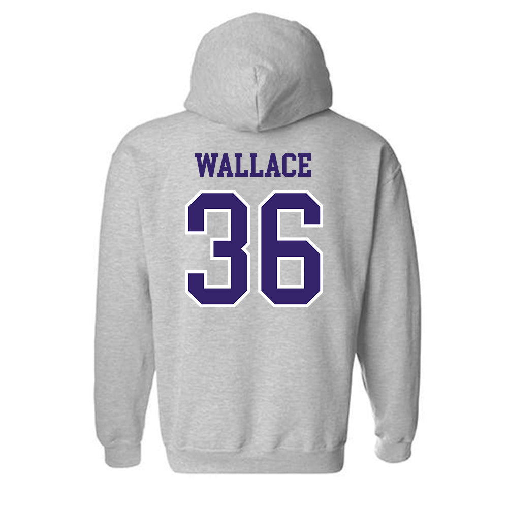 Washington - NCAA Football : CJ Wallace - Sports Shersey Hooded Sweatshirt-1