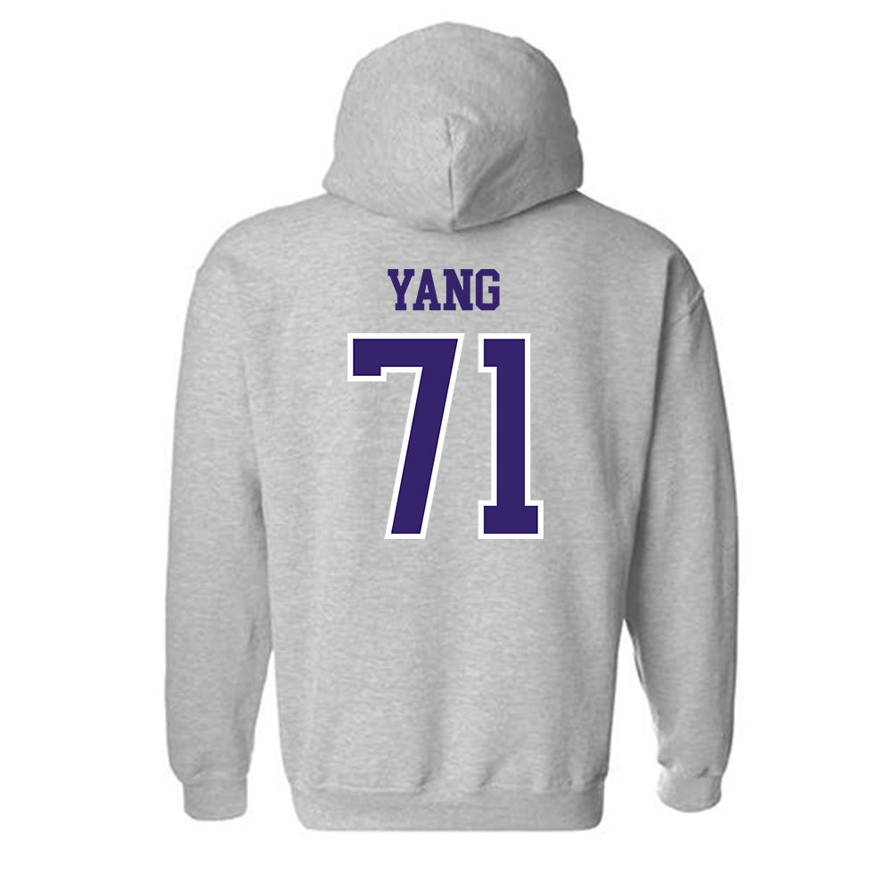 Washington - NCAA Football : Ah Deong Yang - Sports Shersey Hooded Sweatshirt-1