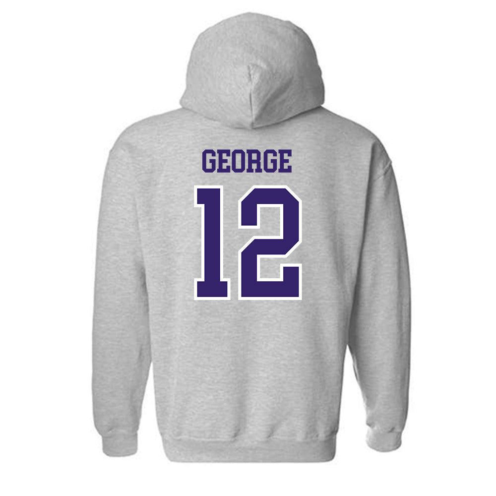 Washington - NCAA Football : Logan George - Sports Shersey Hooded Sweatshirt-1