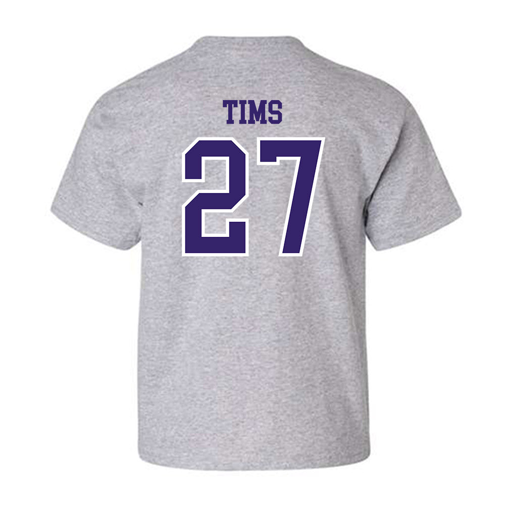 Washington - NCAA Baseball : Justin Tims - Sports Shersey Youth T-Shirt-1