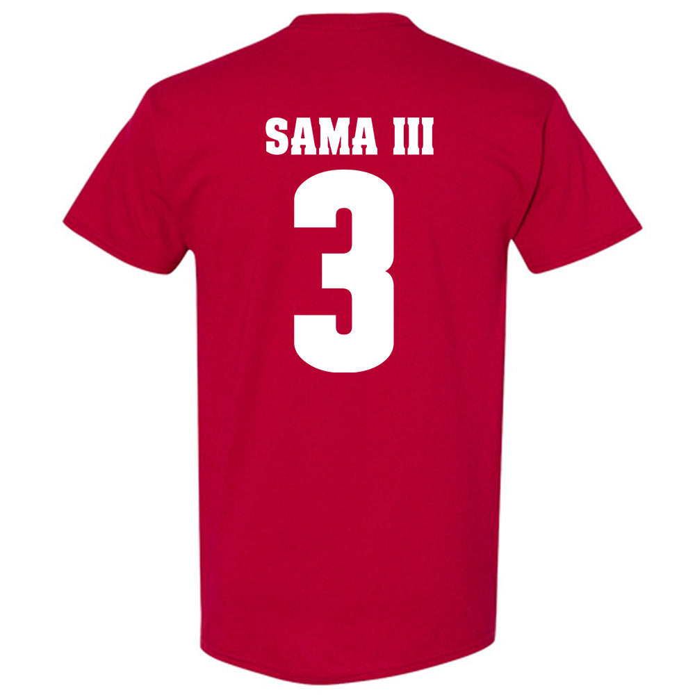 Wisconsin - NCAA Football : Abu Sama III - Sports Shersey T-Shirt-1