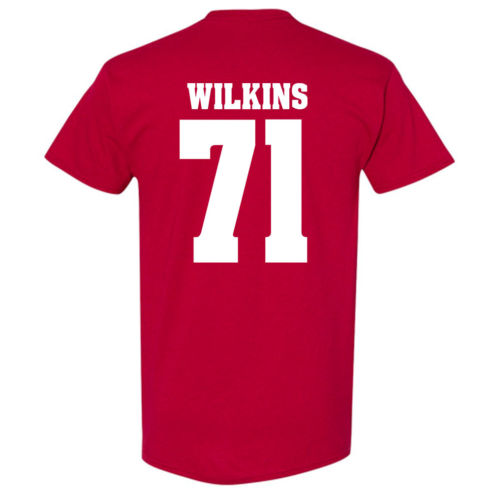 Wisconsin - NCAA Football : Pj Wilkins - Sports Shersey T-Shirt-1