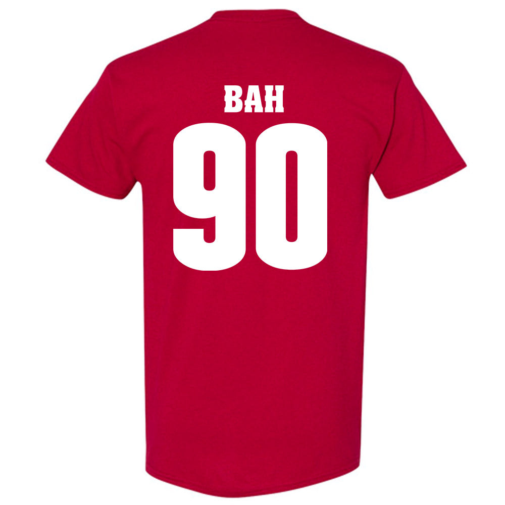 Wisconsin - NCAA Football : Djidjou Bah - Sports Shersey T-Shirt-1