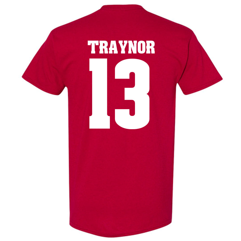 Wisconsin - NCAA Football : Matthew Traynor - Sports Shersey T-Shirt-1