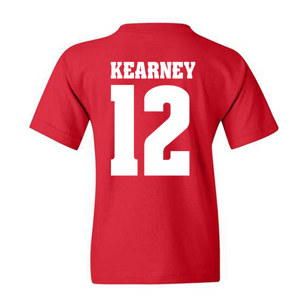 Wisconsin - NCAA Football : Zion Kearney - Sports Shersey Youth T-Shirt-1
