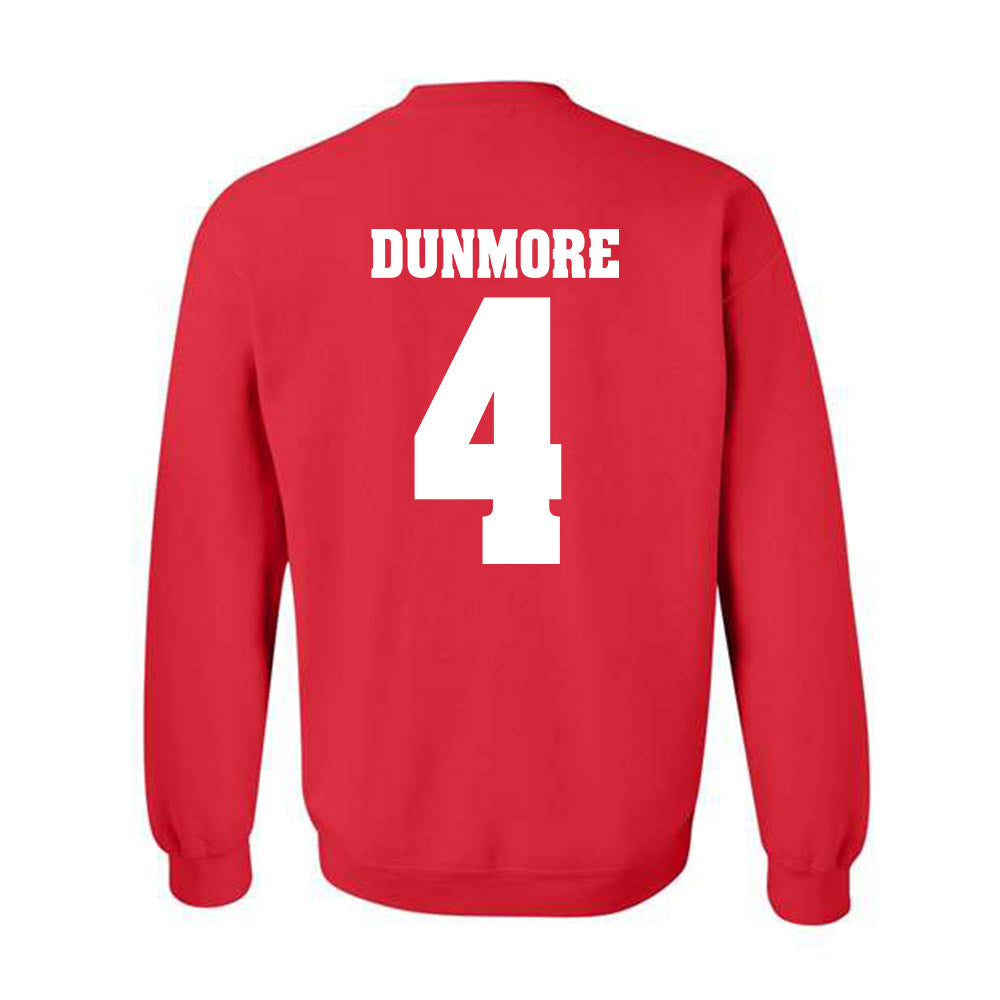 Wisconsin - NCAA Football : Donovan Dunmore - Sports Shersey Crewneck Sweatshirt-1