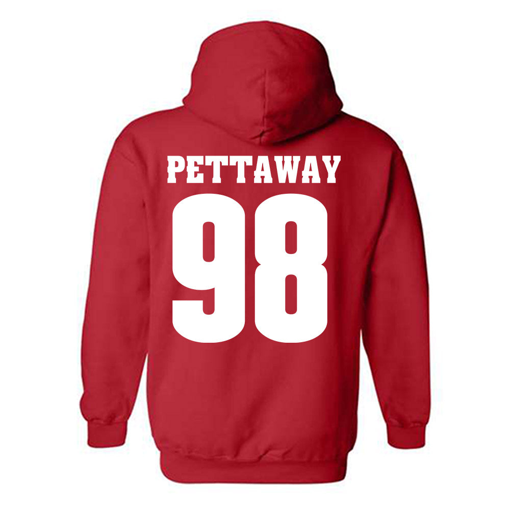 Wisconsin - NCAA Football : Torin Pettaway - Sports Shersey Hooded Sweatshirt-1