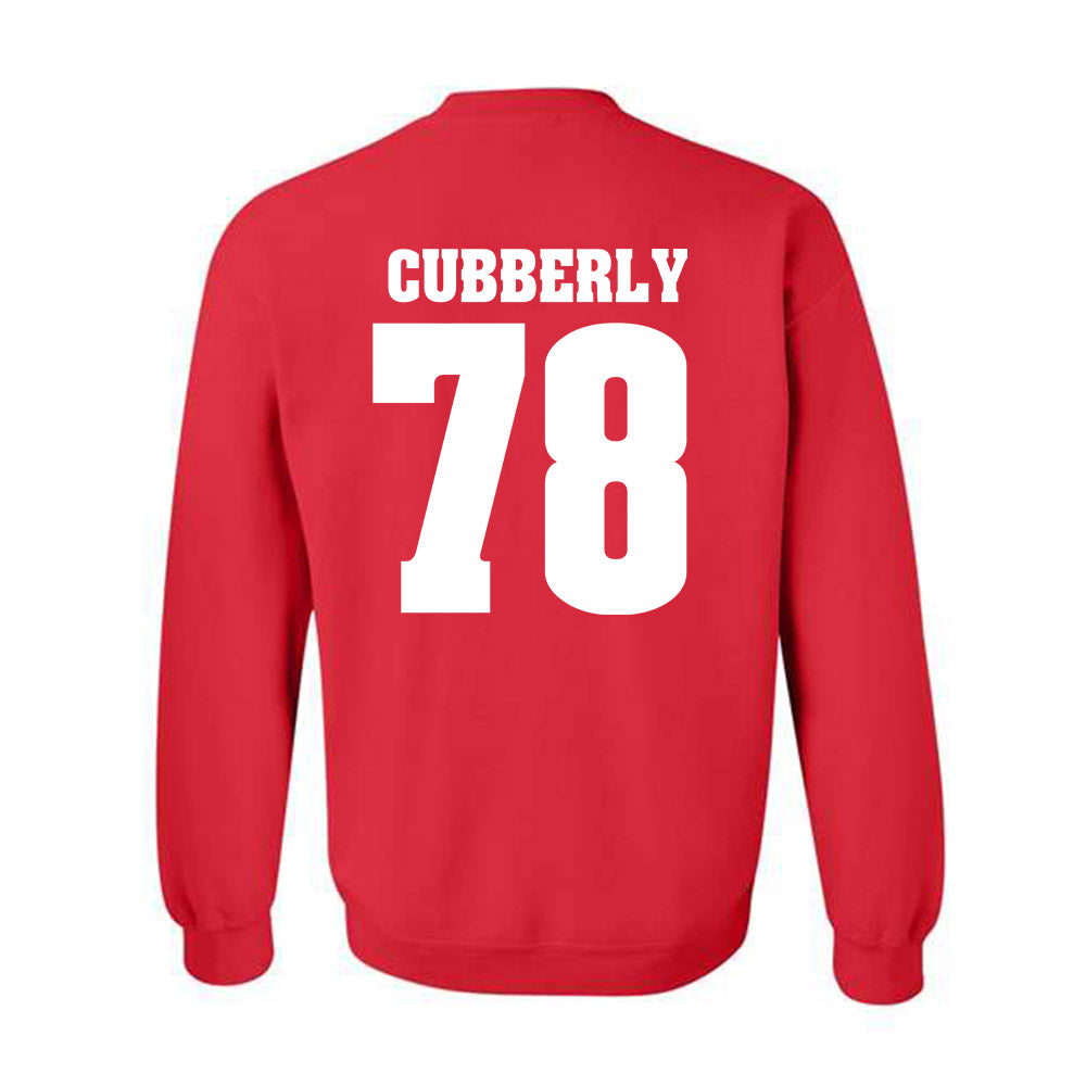Wisconsin - NCAA Football : Colin Cubberly - Sports Shersey Crewneck Sweatshirt-1
