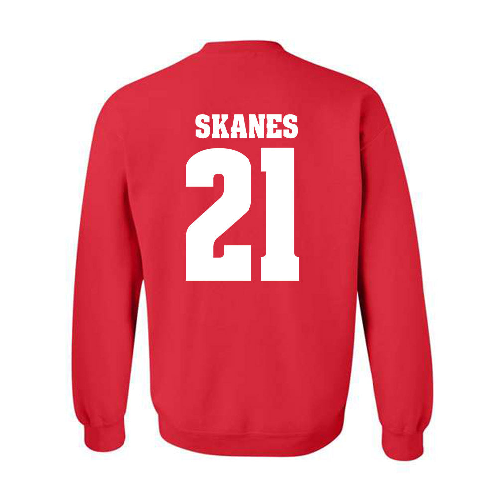 Wisconsin - NCAA Football : Cairo Skanes - Sports Shersey Crewneck Sweatshirt-1