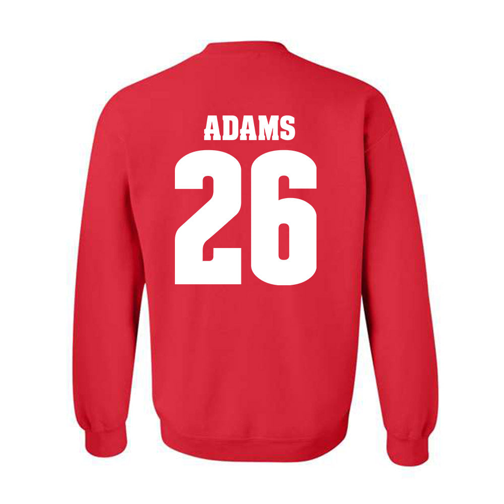 Wisconsin - NCAA Football : Eli Adams - Sports Shersey Crewneck Sweatshirt-1