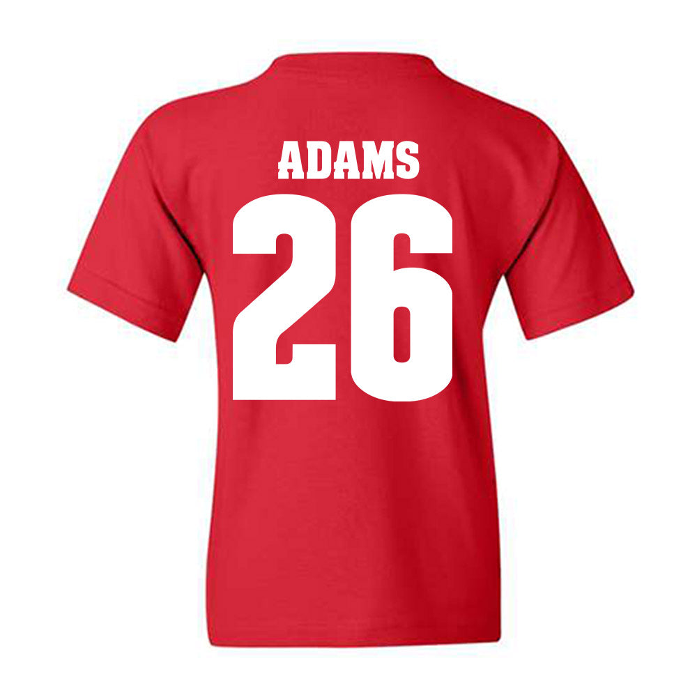 Wisconsin - NCAA Football : Eli Adams - Sports Shersey Youth T-Shirt-1