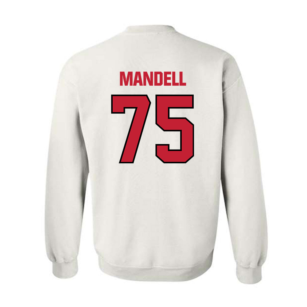 Wisconsin - NCAA Football : Emerson Mandell - Sports Shersey Crewneck Sweatshirt-1