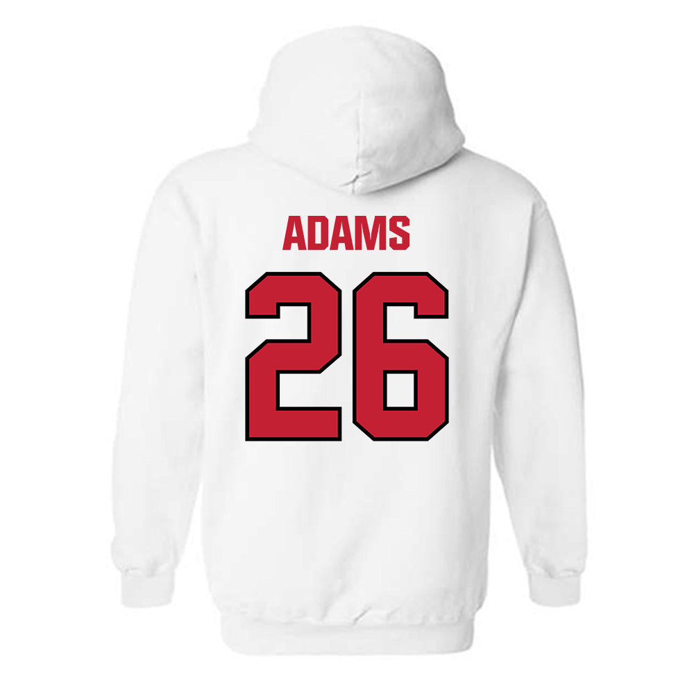 Wisconsin - NCAA Football : Eli Adams - Sports Shersey Hooded Sweatshirt-1