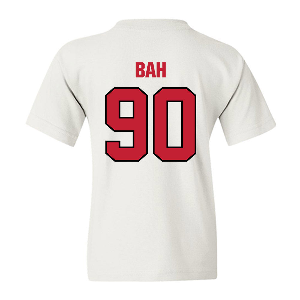 Wisconsin - NCAA Football : Djidjou Bah - Sports Shersey Youth T-Shirt-1