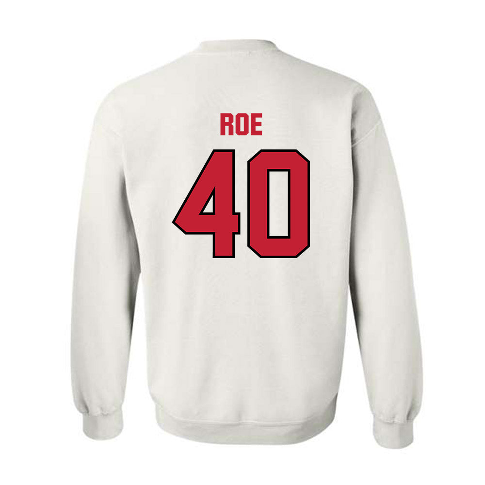Wisconsin - NCAA Football : James Roe - Sports Shersey Crewneck Sweatshirt-1
