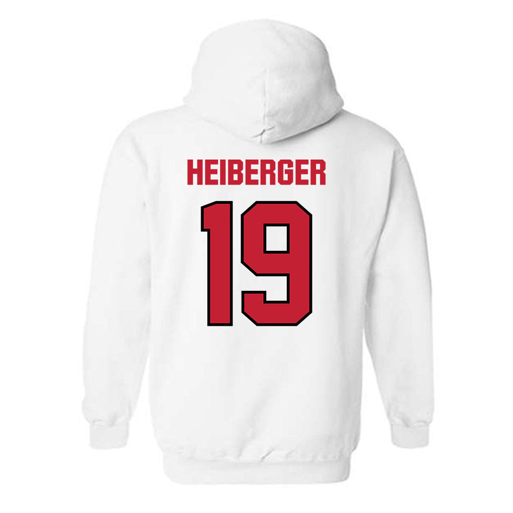 Wisconsin - NCAA Football : Thomas Heiberger - Sports Shersey Hooded Sweatshirt-1