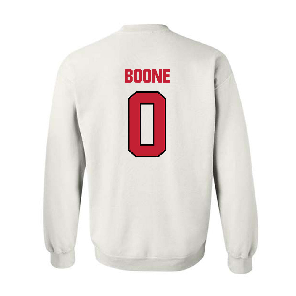 Wisconsin - NCAA Football : Justus Boone - Sports Shersey Crewneck Sweatshirt-1
