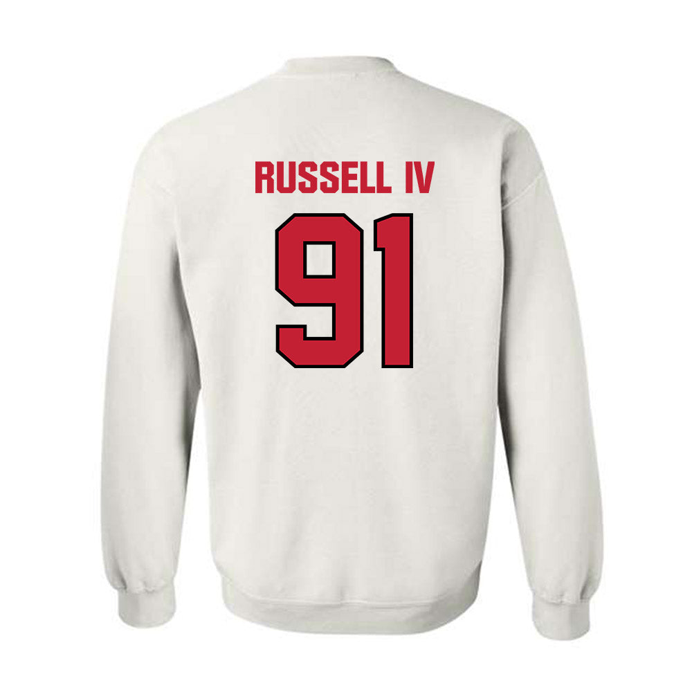 Wisconsin - NCAA Football : Hammond Russell IV - Sports Shersey Crewneck Sweatshirt-1