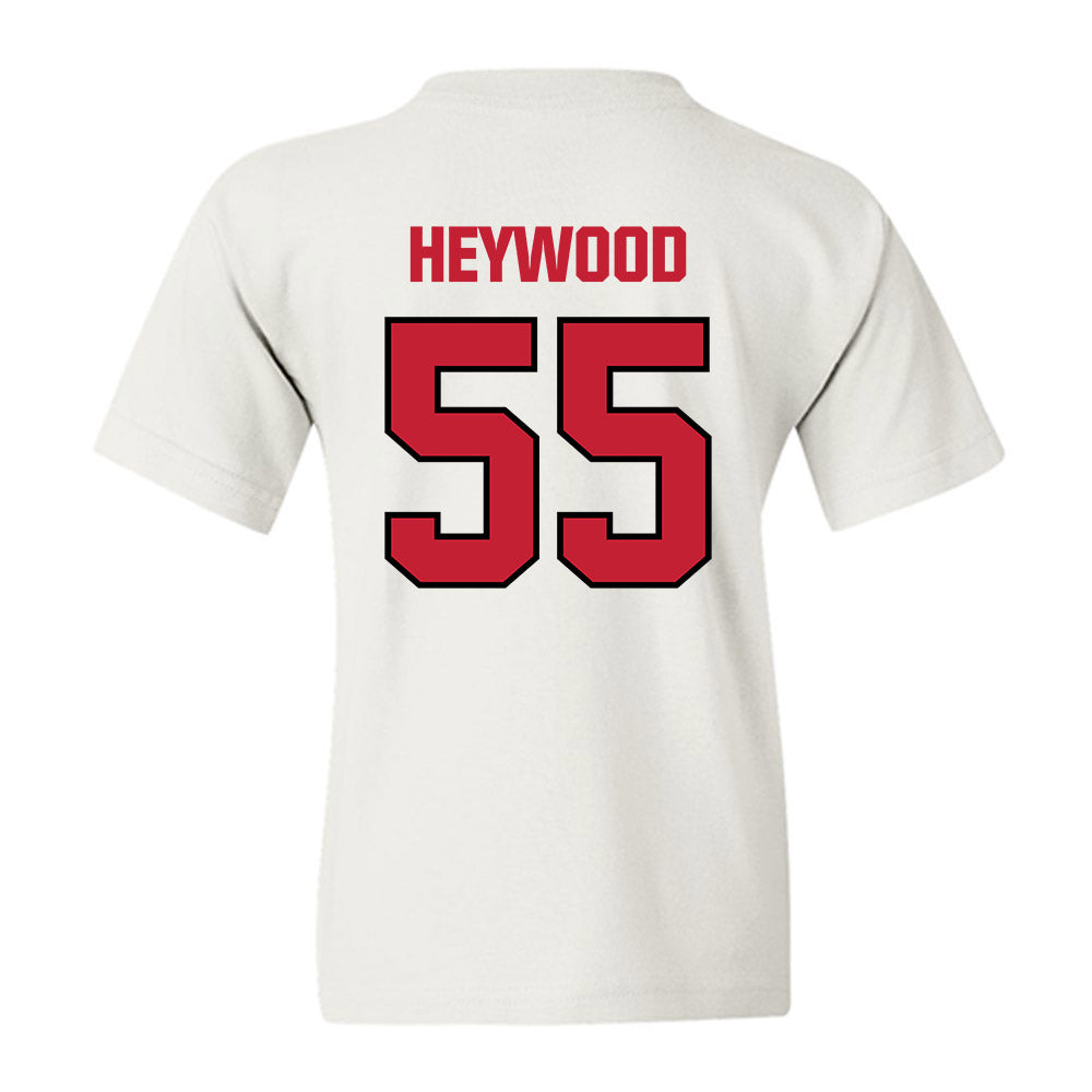 Wisconsin - NCAA Football : Kevin Heywood - Sports Shersey Youth T-Shirt-1