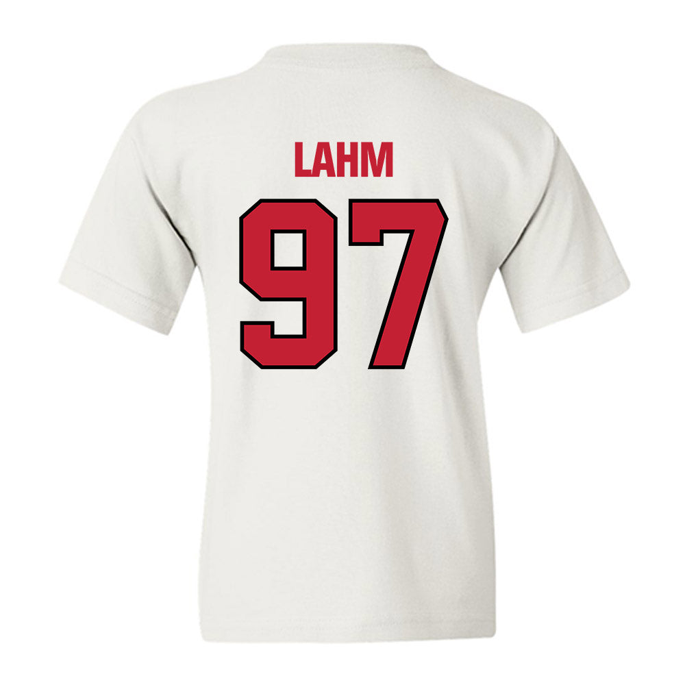 Wisconsin - NCAA Football : Gavin Lahm - Sports Shersey Youth T-Shirt-1