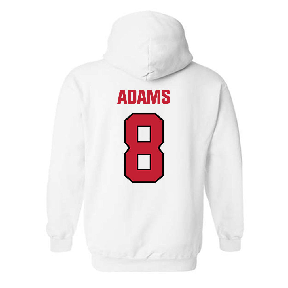 Wisconsin - NCAA Football : Deuce Adams - Sports Shersey Hooded Sweatshirt-1