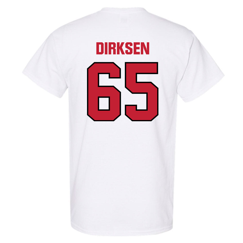 Wisconsin - NCAA Football : Aiden Dirksen - Sports Shersey T-Shirt-1