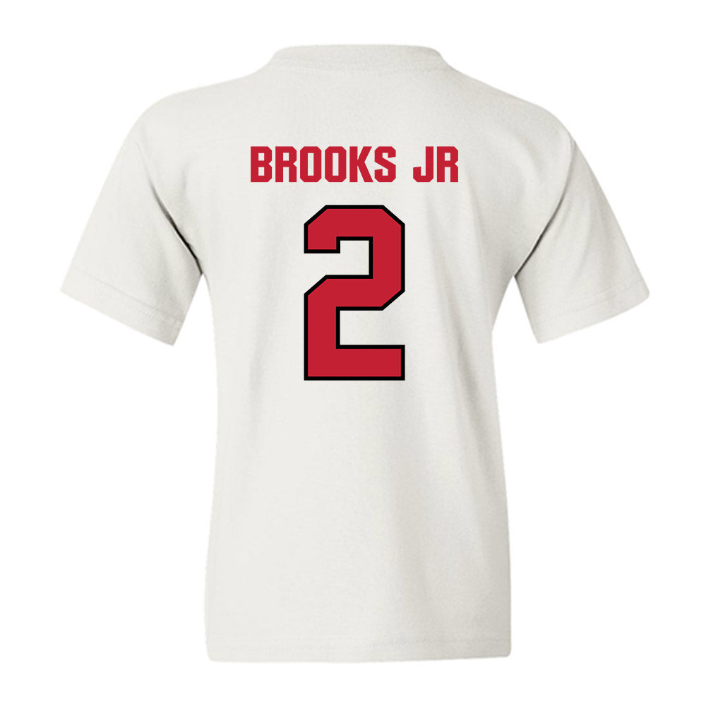 Wisconsin - NCAA Football : Chris Brooks Jr - Sports Shersey Youth T-Shirt-1