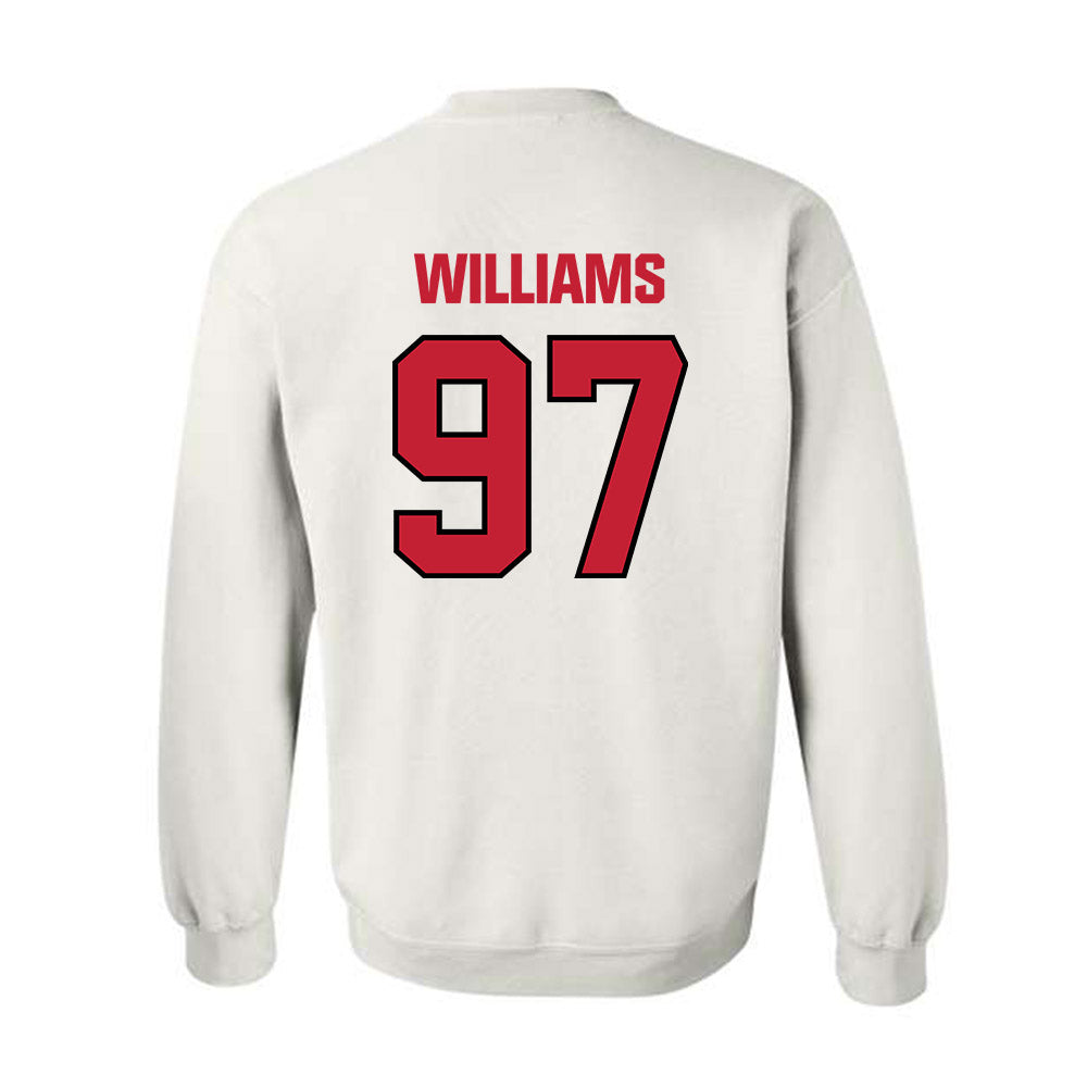 Wisconsin - NCAA Football : jaylen williams - Sports Shersey Crewneck Sweatshirt-1