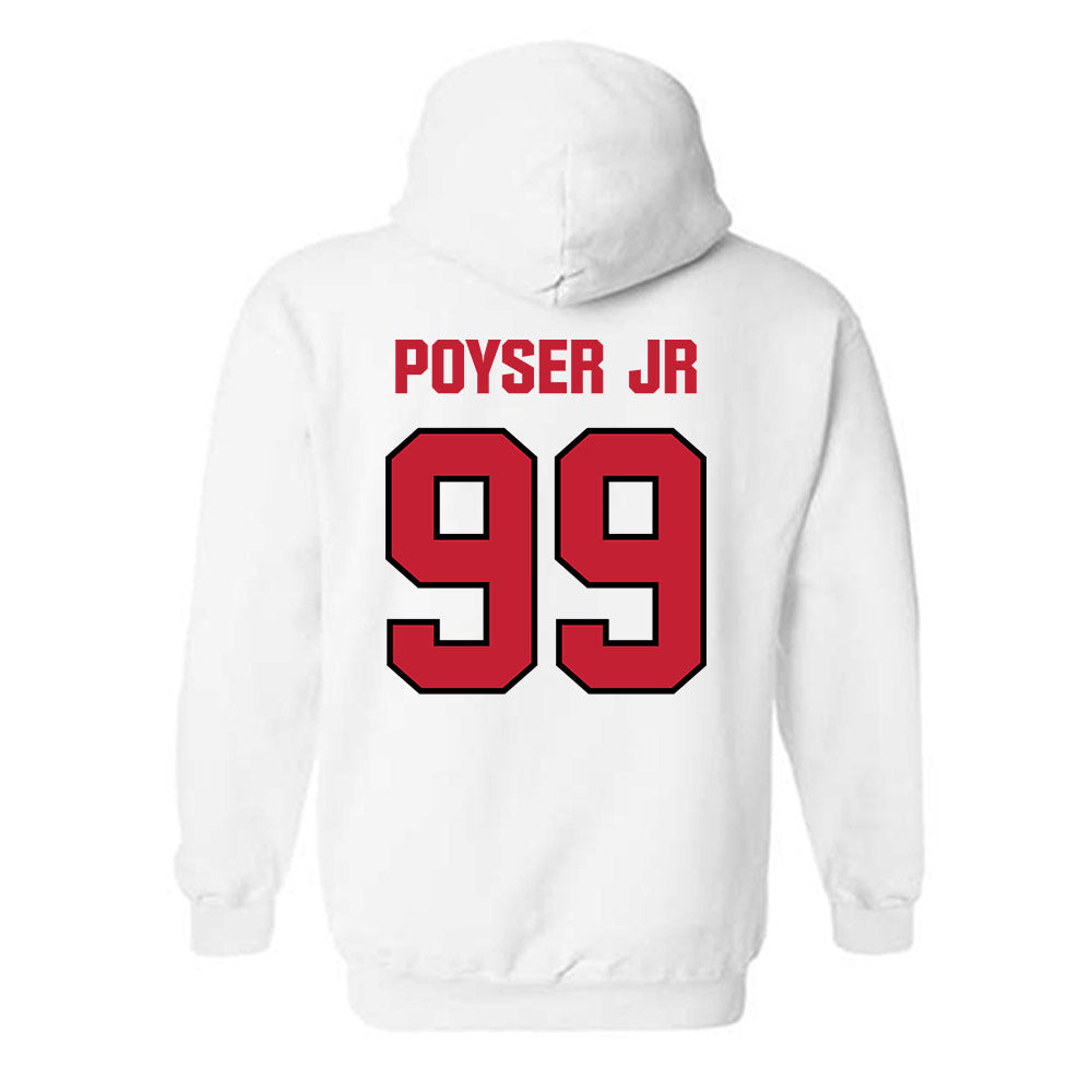 Wisconsin - NCAA Football : Jermaine Poyser Jr - Sports Shersey Hooded Sweatshirt-1