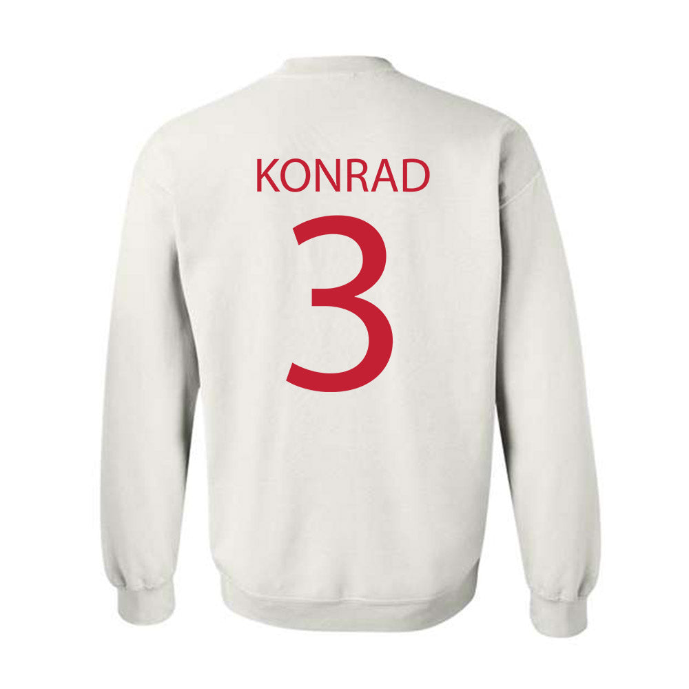 Wisconsin - NCAA Women's Volleyball : Alyssa Konrad - Sports Shersey Crewneck Sweatshirt-1