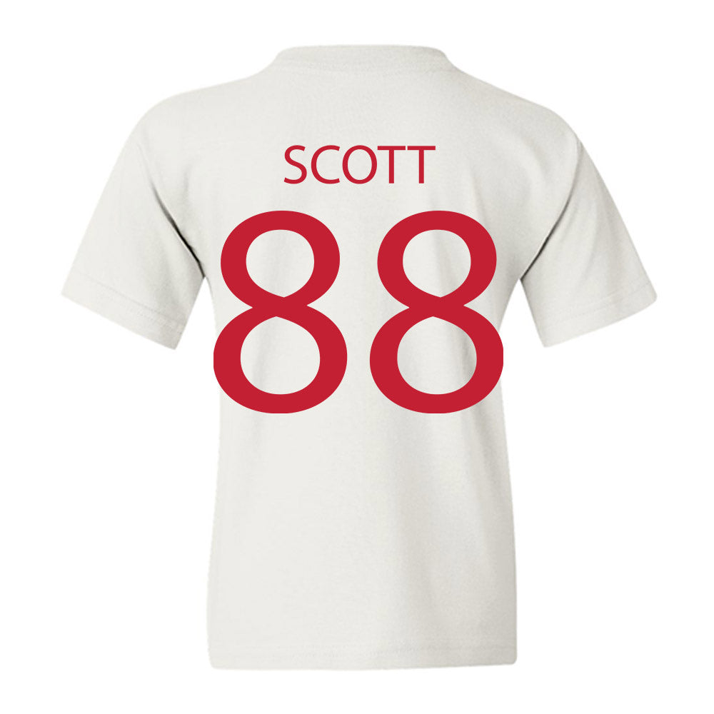 Wisconsin - NCAA Women's Volleyball : Kymora Scott - Sports Shersey Youth T-Shirt-1