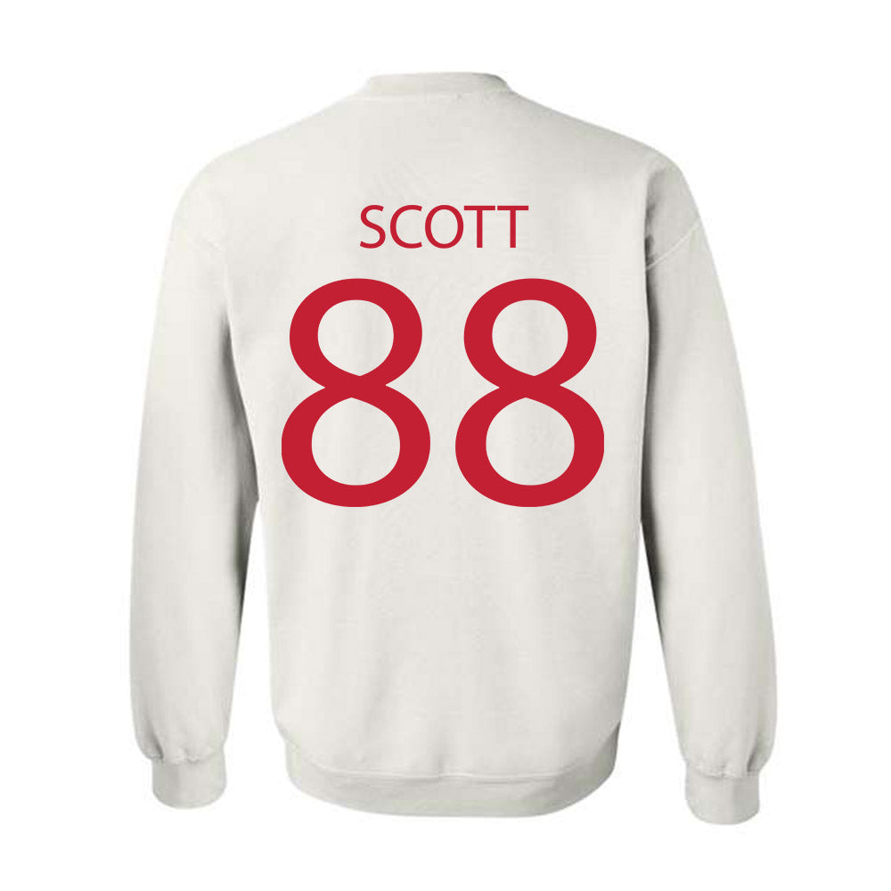 Wisconsin - NCAA Women's Volleyball : Kymora Scott - Sports Shersey Crewneck Sweatshirt-1