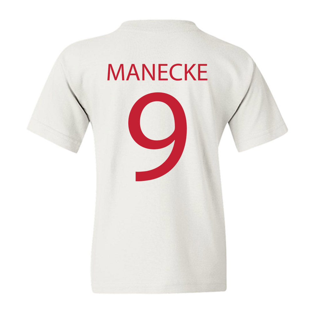 Wisconsin - NCAA Women's Volleyball : Jane Manecke - Sports Shersey Youth T-Shirt-1