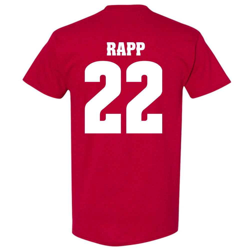 Wisconsin - NCAA Men's Basketball : Austin Rapp - Sports Shersey T-Shirt-1
