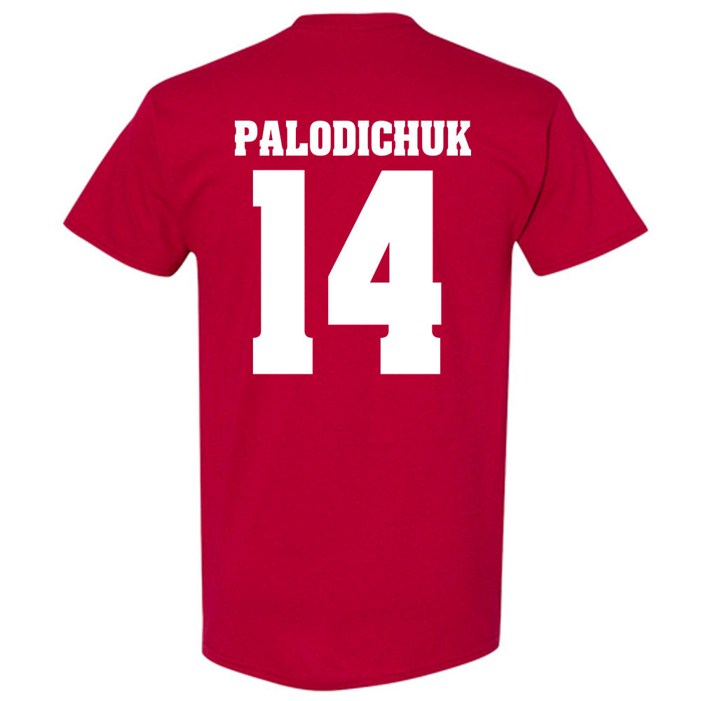 Wisconsin - NCAA Men's Ice Hockey : Joe Palodichuk - Sports Shersey T-Shirt-1
