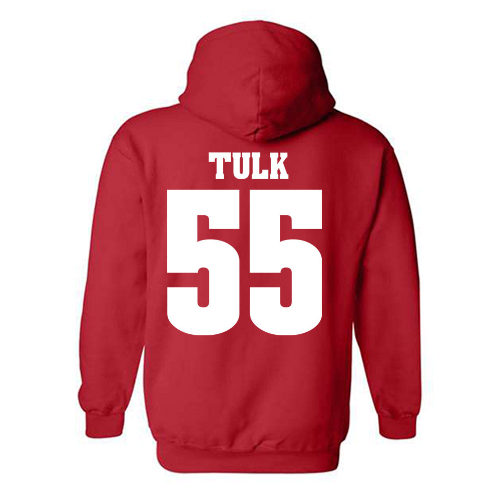 Wisconsin - NCAA Men's Ice Hockey : Oliver Tulk - Sports Shersey Hooded Sweatshirt-1