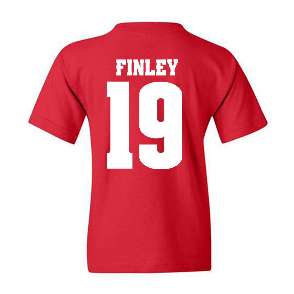 Wisconsin - NCAA Men's Ice Hockey : Quinn Finley - Sports Shersey Youth T-Shirt-1