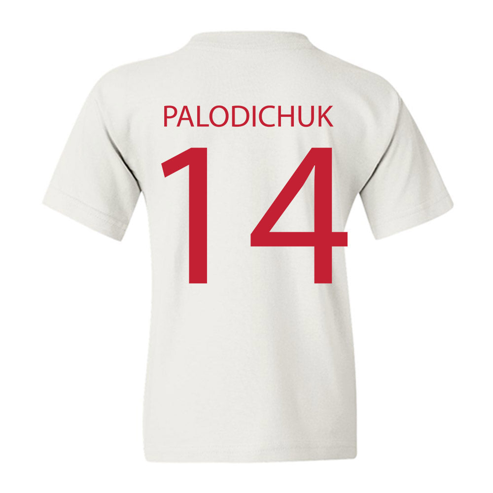 Wisconsin - NCAA Men's Ice Hockey : Joe Palodichuk - Sports Shersey Youth T-Shirt-1