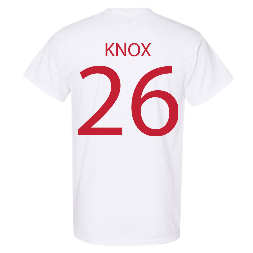 Wisconsin - NCAA Men's Ice Hockey : Weston Knox - Sports Shersey T-Shirt-1