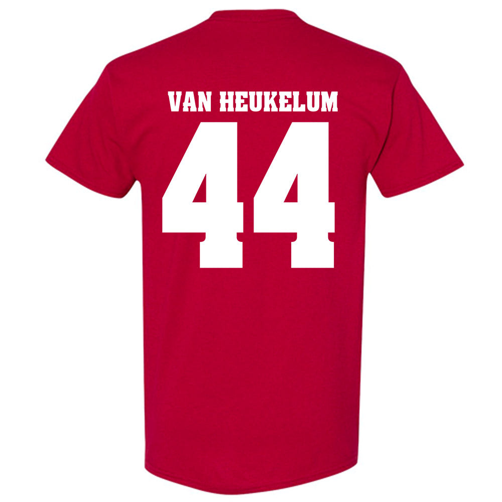 Wisconsin - NCAA Men's Soccer : Luke Van Heukelum - Sports Shersey T-Shirt-1