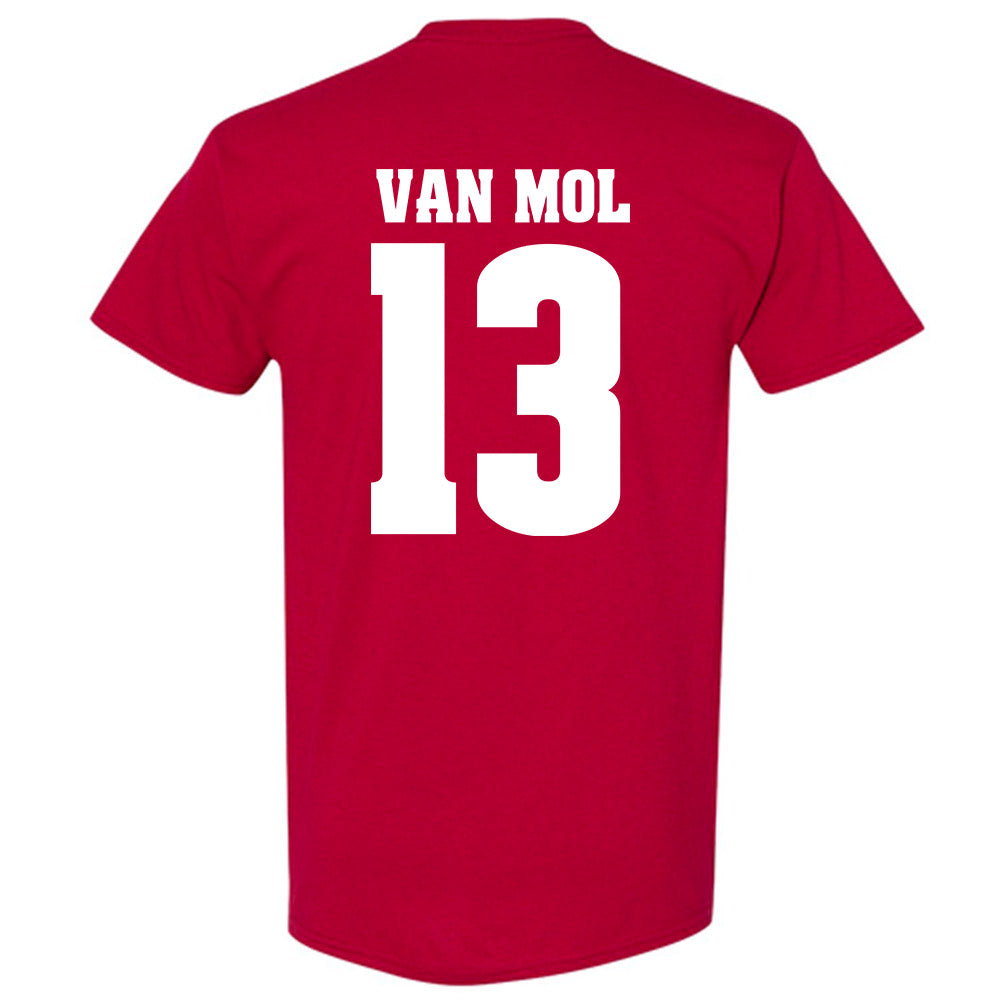 Wisconsin - NCAA Men's Soccer : Arien van Mol - Sports Shersey T-Shirt-1