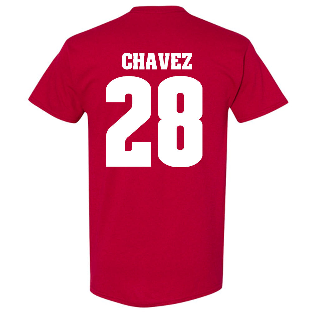 Wisconsin - NCAA Men's Soccer : Andrew Chavez - Sports Shersey T-Shirt-1