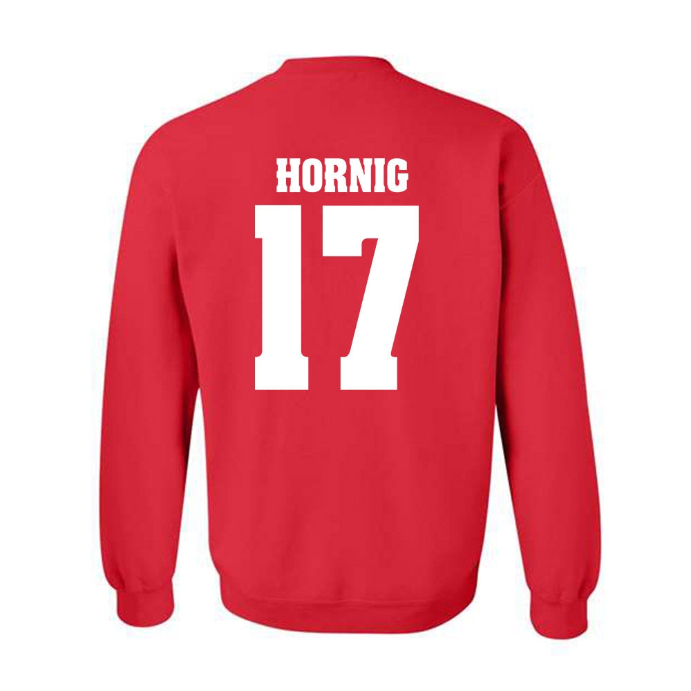 Wisconsin - NCAA Men's Soccer : Owen Hornig - Sports Shersey Crewneck Sweatshirt-1